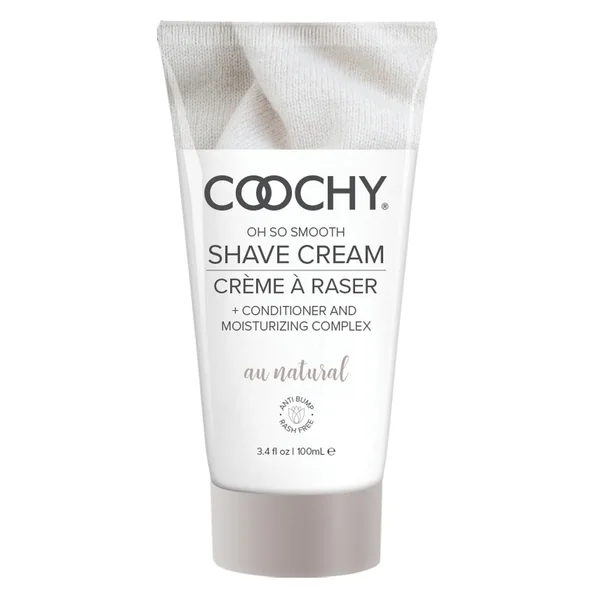 Coochy Oh So Smooth Shave Cream Au Natural 3.4 Ounce
