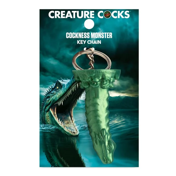 Creature Cocks Cockness Monster Keychain
