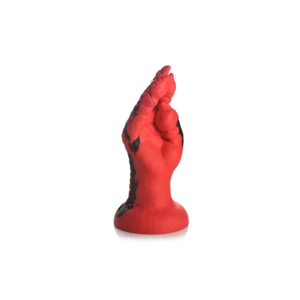 Creature Cocks Demon Claw Fisting Silicone Dildo, 7.4 Inch insertable, 3.3 Inch Max Width