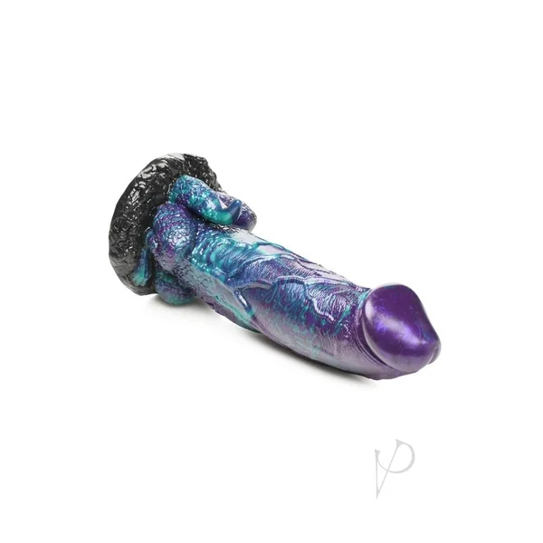 Creature Cocks Dino Dick Dinosaur Silicone Dildo - Extra Large - Purle