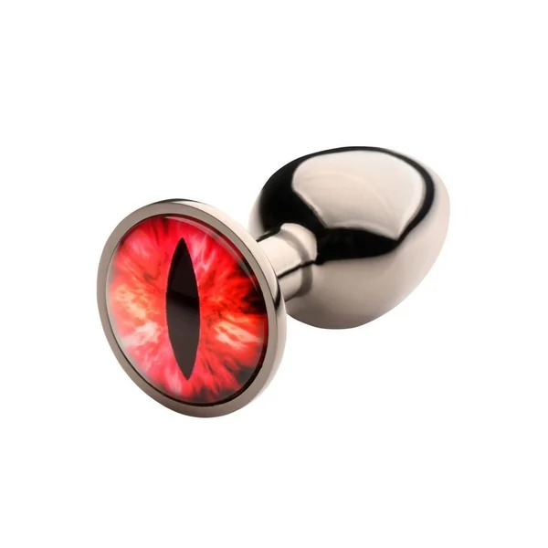 Creature Cocks Red Eye Metal Butt Plug – Small – Black/Red