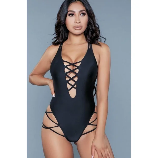 Criss Cross One Piece Swimsuit