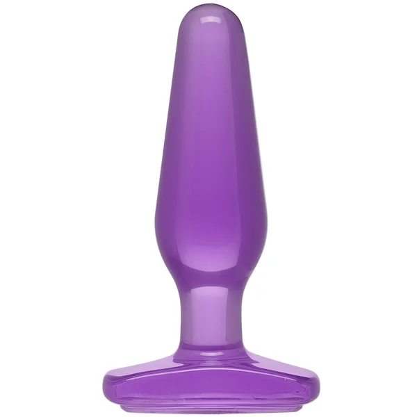 Crystal Jellies Butt Plug – Medium – Purple