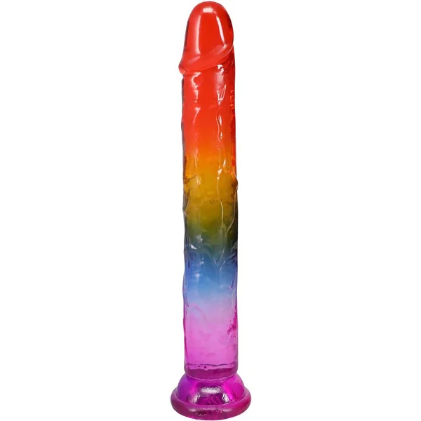 Crystal Jellies Dildo 8.5in – Rainbow