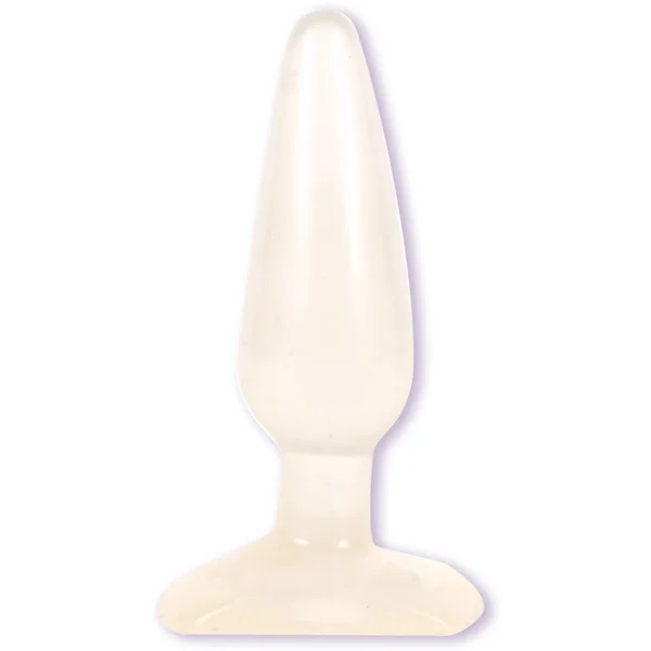 Crystal Jellies Jelly Butt Plug Medium Sil A Gel Clear