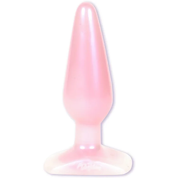 Crystal Jellies Jelly Butt Plug Medium Sil A Gel Pink
