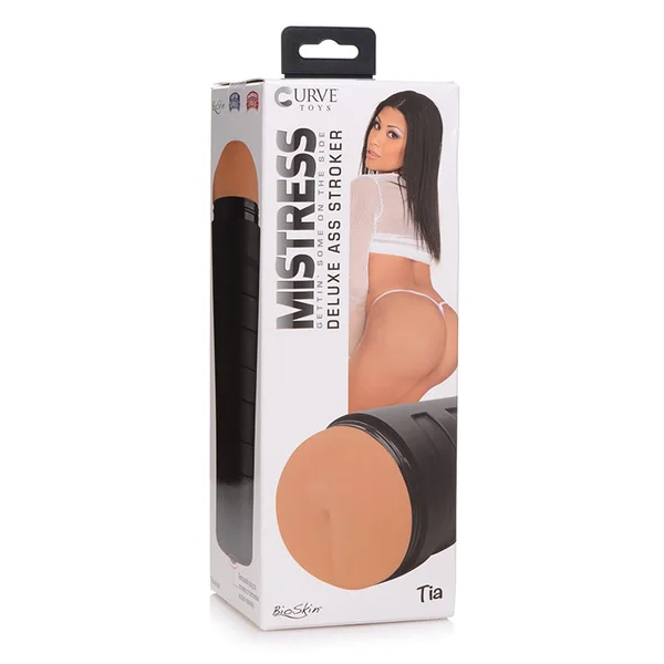 Curve Novelties Mistress Tia Deluxe Ass Stroker - Tan