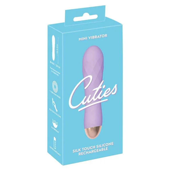 Cuties Mini Vibrator Textured Purple
