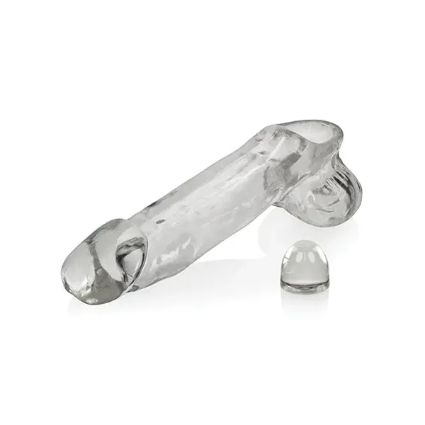 DADDY Hefty Cocksheath Thick Penis Sleeve Sex Toy for Men CLEAR