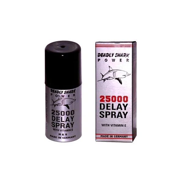 DEADLY SHARK 25000 DELAY SPRAY FOR MEN WITH VITAMIN E DTZ-007