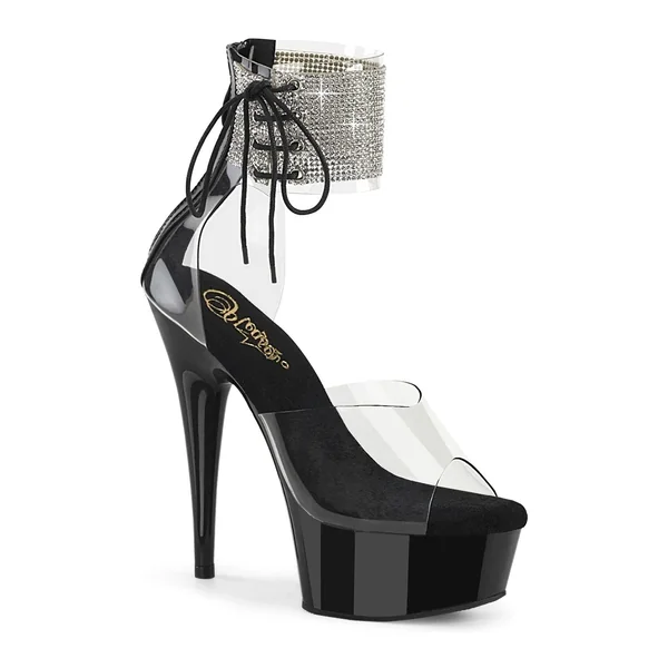 DELIGHT-624RS Clear Vinyl Sandal
