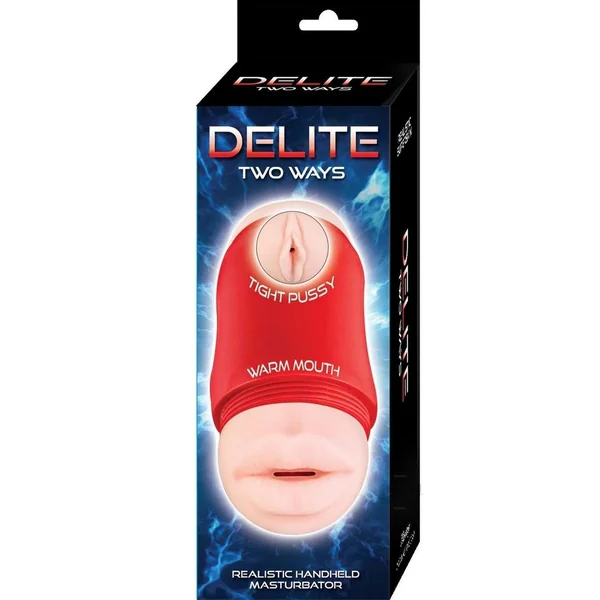 Delite Two Ways Mouth Vagina Vanilla