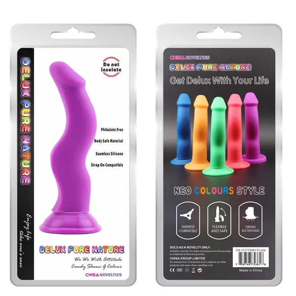 Delux Shane. G Liquid Silicone Strong Suction Cup Dildo