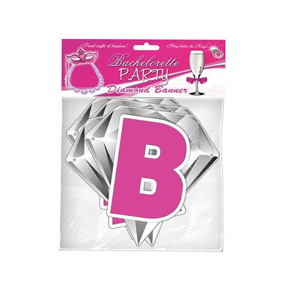 Diamond Bachelorette Party Banner