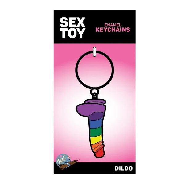 Dildo Rainbow Keychain – Multicolor