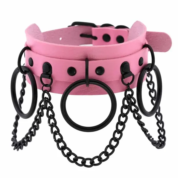 Double Layer Chain Necklace Training Collar