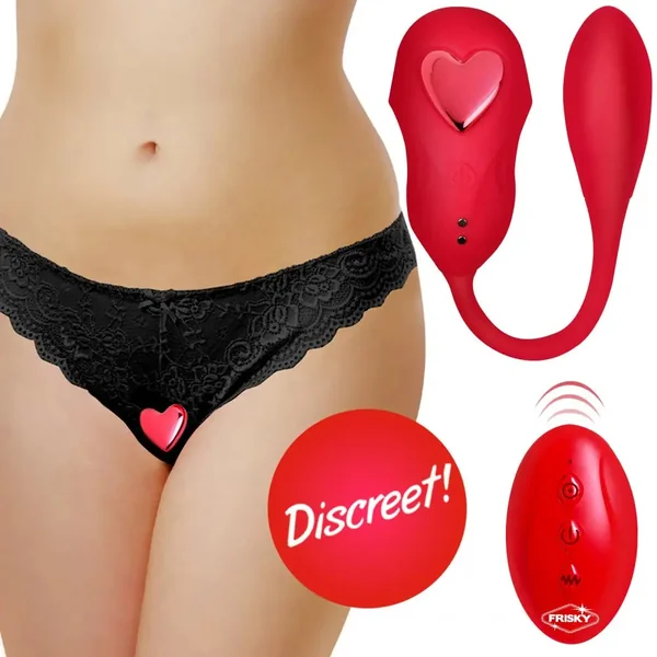 Double Love Connection Silicone Panty Vibrator with Remote Control