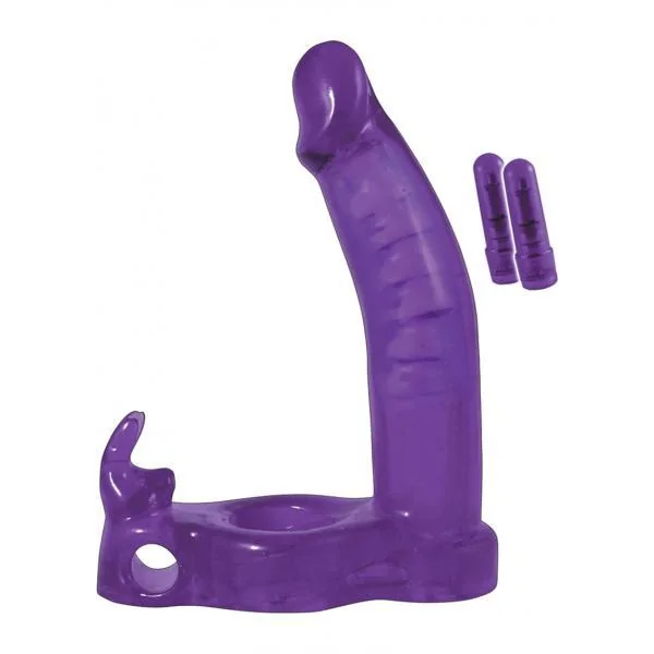Double Penetrator Rabbit C Ring – Purple