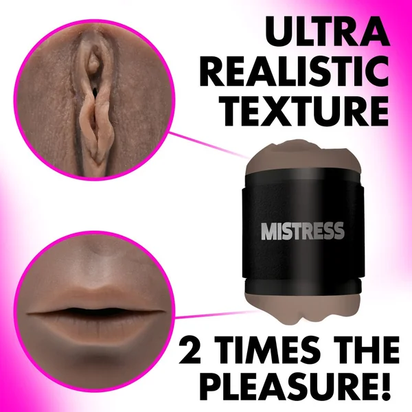 Double Shot Mouth and Pussy Stroker Sex Toy for Men