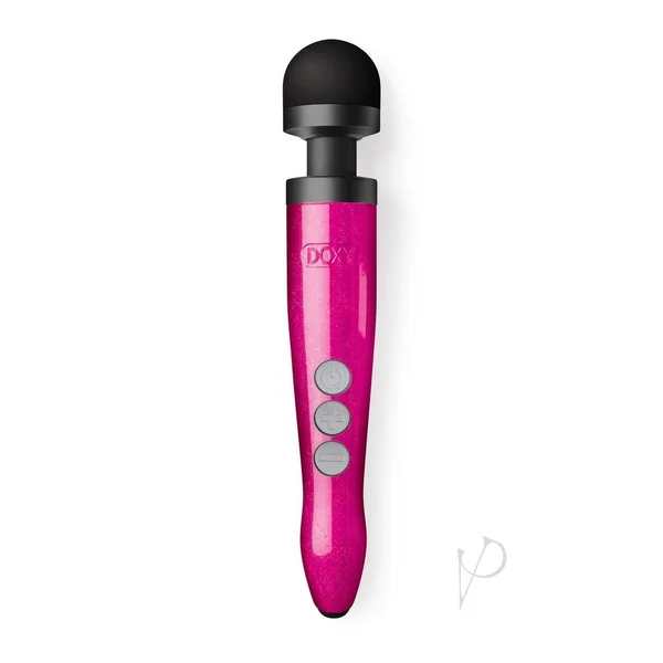 Doxy Die Cast 3R Wand Rechargeable Vibrating Body Massager - Hot Pink