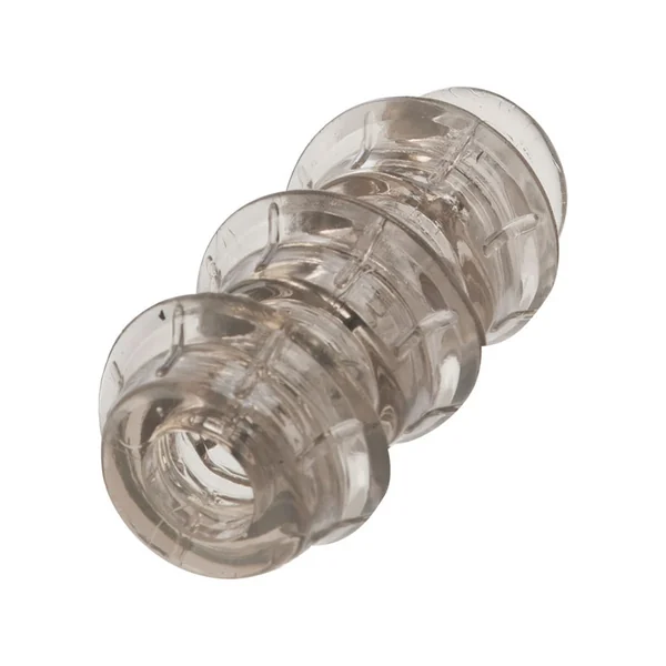 Dr Joel Kaplan Beaded Girth Ring Triple Stacker Cock Ring Smoke