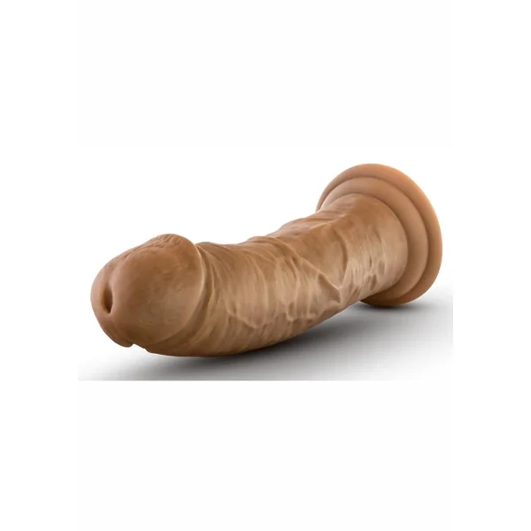 Dr. Skin Silver Collection Dildo with Suction Cup 8in – Caramel