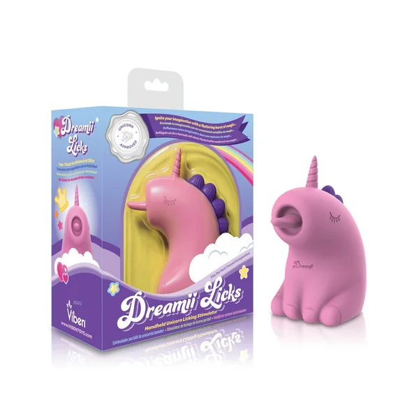 Dreamii Licks Mystical Pink Unicorn Clitoral Stimulator Toy