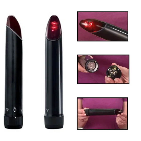 Dual Action Infared Traditional Vibrator Massager Black