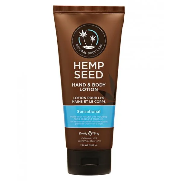 Earthly Body Hand & Body Lotion Velvet Sunsational 7oz Tube