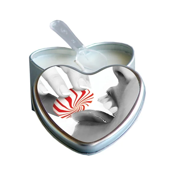 Earthly Body Mint Edible Heart Shaped Candle