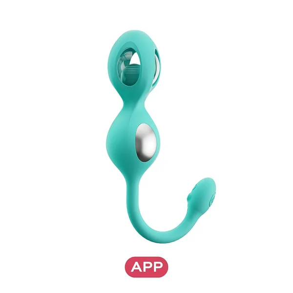 ElectroStim: Honey Play Box Elektra App-Controlled E-Stim Kegel Training Set Cyan