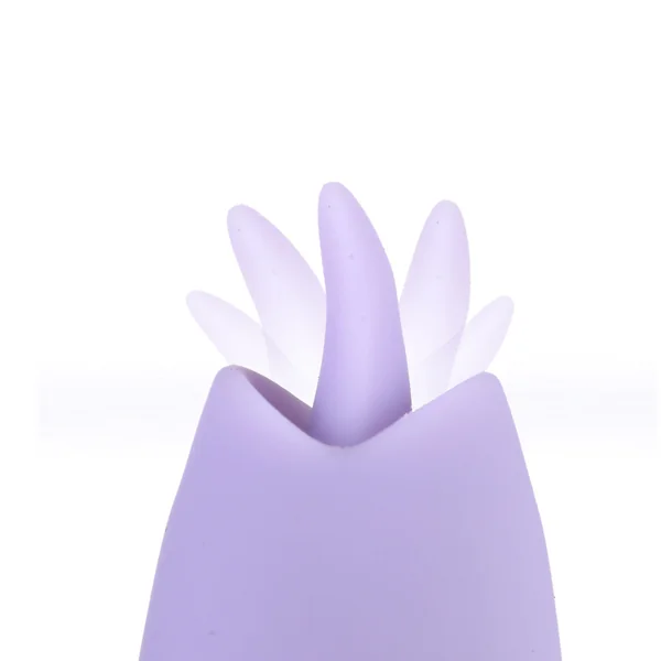 Ellie Wired Bullet Vibrator with Flickering Tongue in Purple