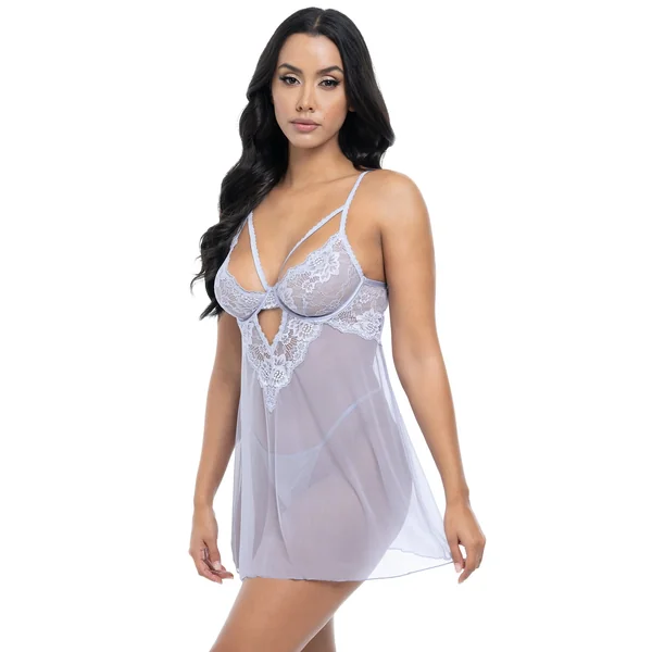 Elsie Sheer Babydoll Brunnera Blue