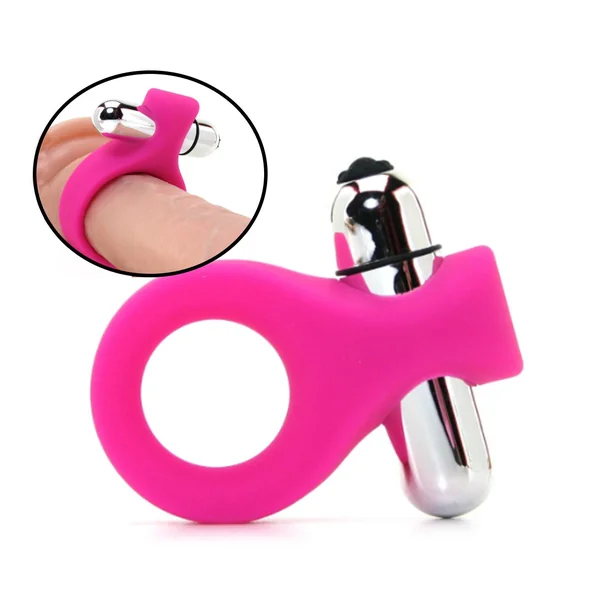 Embrace Lovers Ring Silicone Vibrating Penis Ring Waterproof Pink