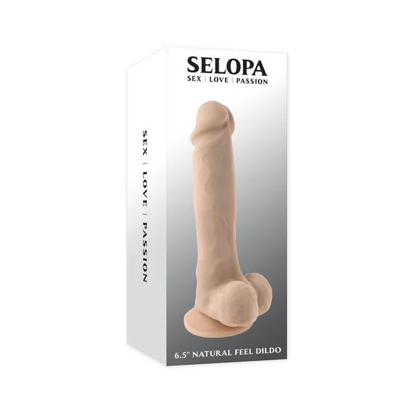 EVOLVED 6.5 IN NATURAL FEEL DILDO LIGHT