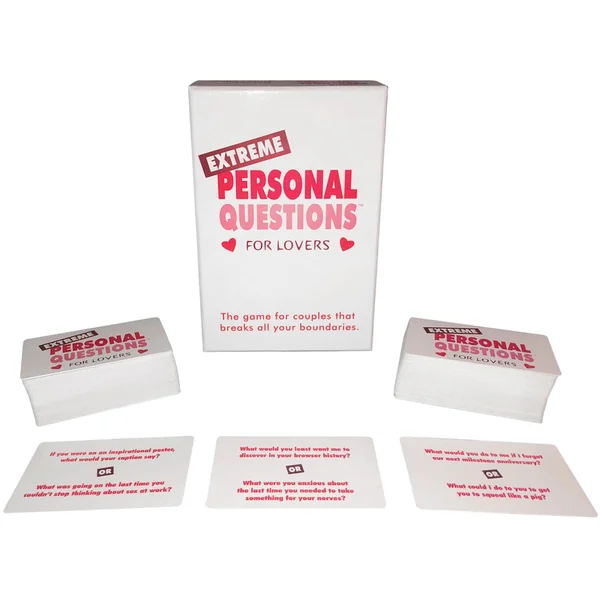 Extreme Personal Questions For Lovers Card Game