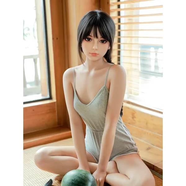 F6123-150cm/4ft9 27kg A Cup Flat Chested TPE Sex Doll | SY Doll
