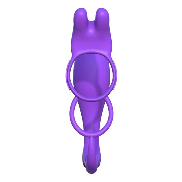 Fantasy C-Ringz Ass-Gasm Silicone Vibrating Rabbit and Cock Ring