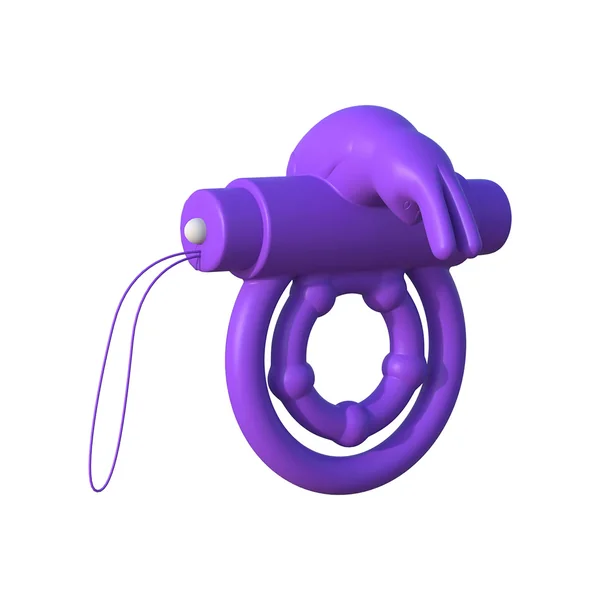 Fantasy C-ringz Remote Control Rabbit Cock Ring Silicone Purple