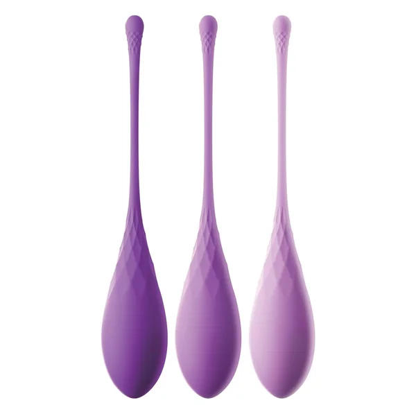 Fantasy For Her Silicone Kegel Train Her Set Purple