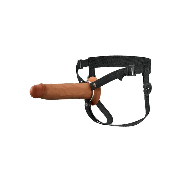 Fantasy X-Tensions Elite Silicone Dual Density Hollow Strap-On 9in – Caramel