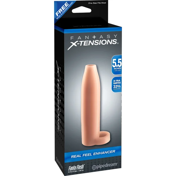 Fantasy X-Tensions Real Feel Penis Sleeve Enhancer Flesh Color