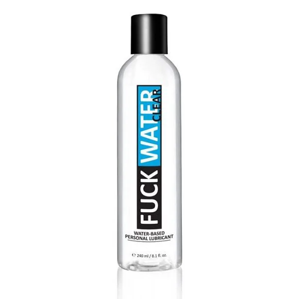 F*ck Water Clear H2O Water Based Lubricant 8oz
