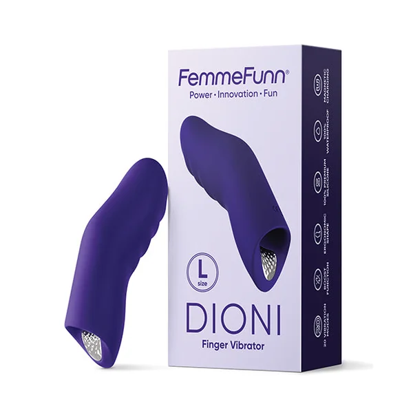 Femme Funn Dioni Wearable Finger Vibe - Dark Purple