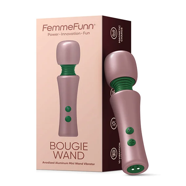 Femme Funn Flexible Head Bougie Mini Wand - Rose Gold
