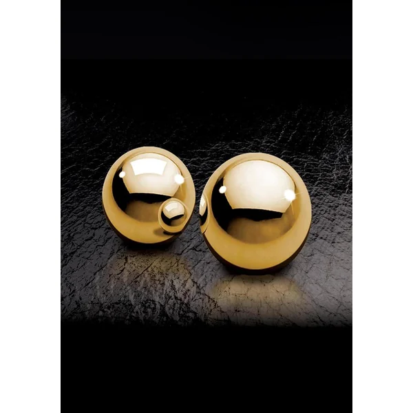 Fetish Fantasy Gold Ben-Wa Balls Gold .75in Diameter