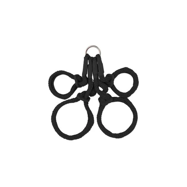 Fetish Fantasy Japanese Silk Rope Hogtie Black