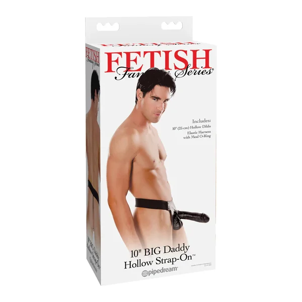 Fetish Fantasy Series Big Daddy Hollow 10" Strap-on Black