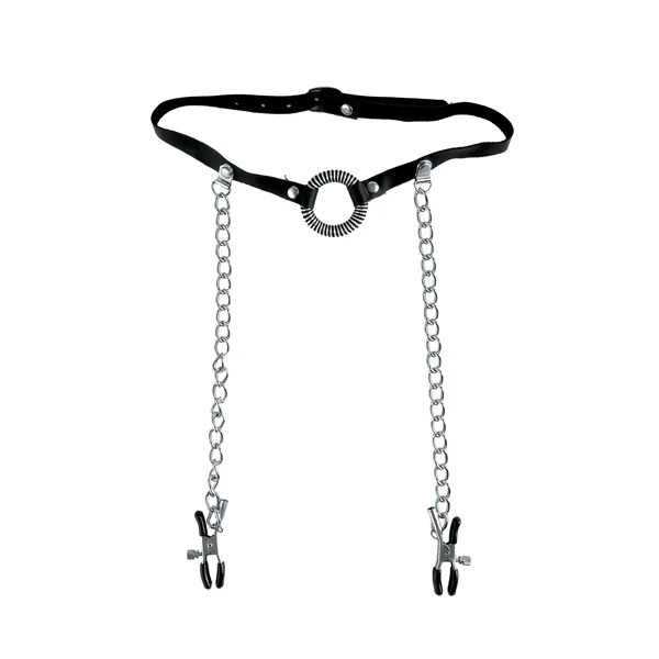 Fetish Fantasy Series Limited Edition - O-Ring Gag & Nipple Clamps