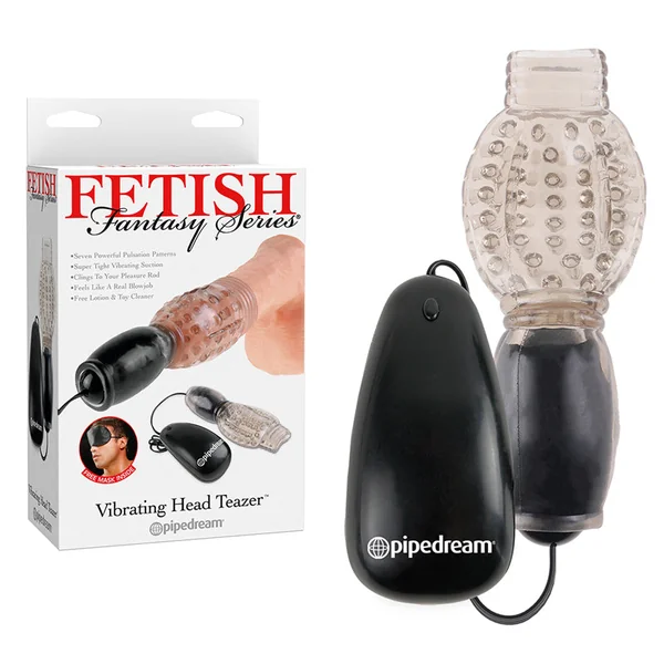 Fetish Fantasy Series Vibrating Head Teazer - Black